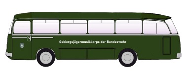 NPE Modellbau NA99161 - H0 Drogmöller = 321 H, Bundeswehr - Heeresmusikcorps der Gebirgsjäger